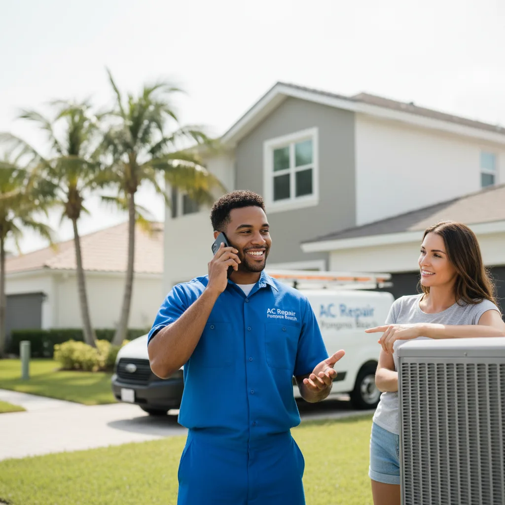 AC Repair Pompano Beach customer support in Laguna Beach